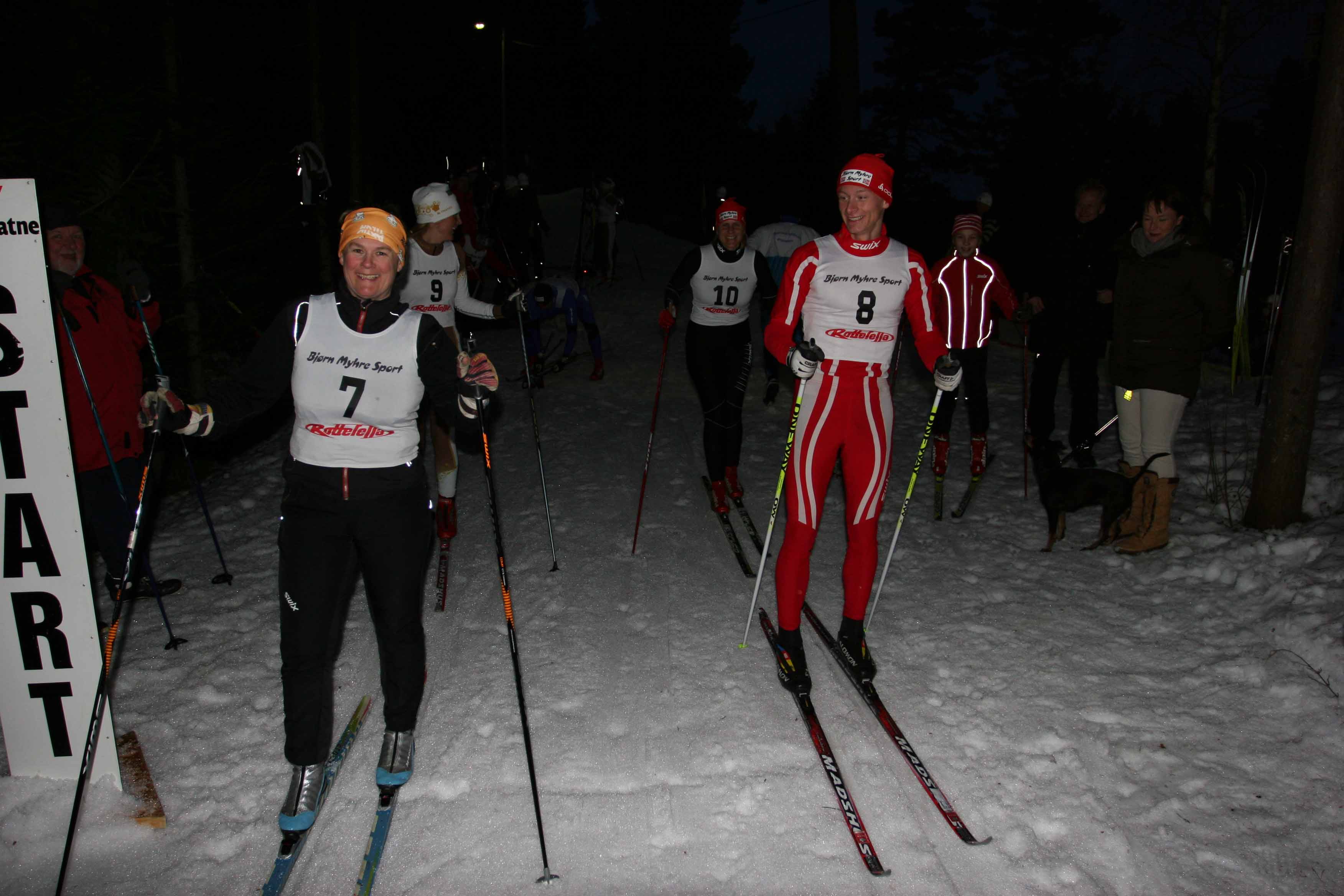 God stemning fr start.Fra v. Bjrg Bergland, MIF og Ferdinand Kvan Edman, DBK