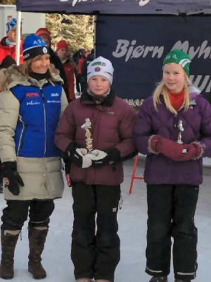 1. plass til Sofie i J 11